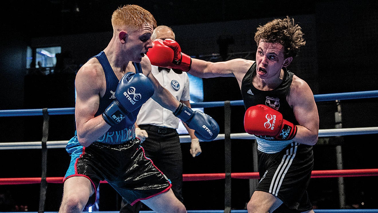 Jack Dryden in the National Amateur Championships final