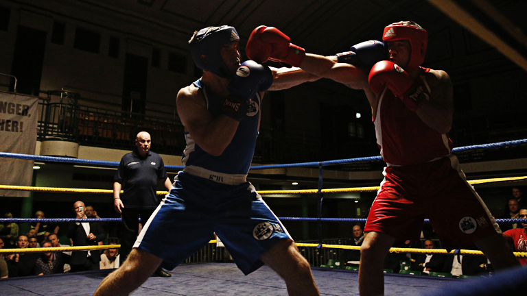 white collar boxing