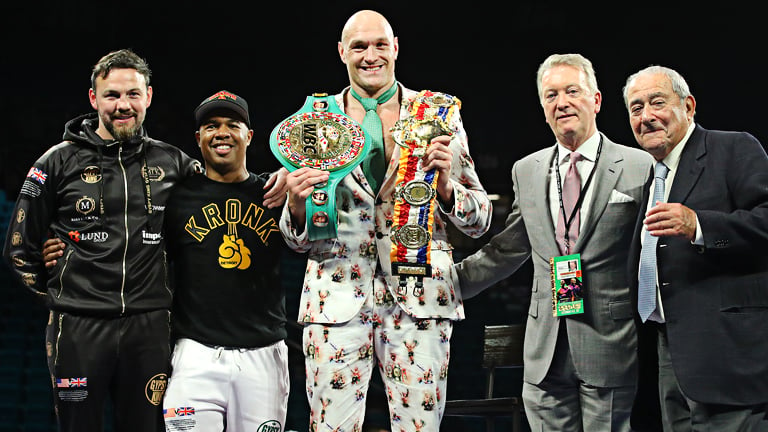 Tyson Fury British rankings