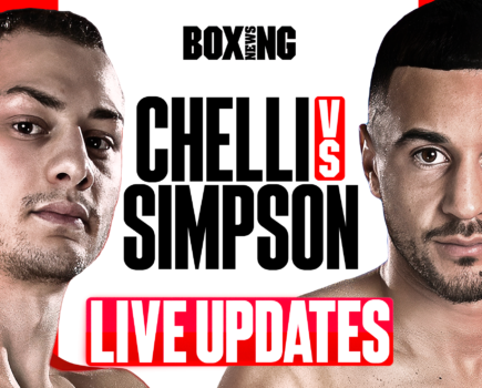 Zak Chelli vs Callum Simpson Live Updates