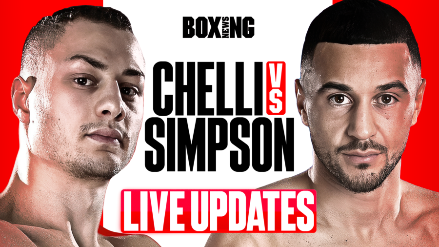 Zak Chelli vs Callum Simpson Live Updates